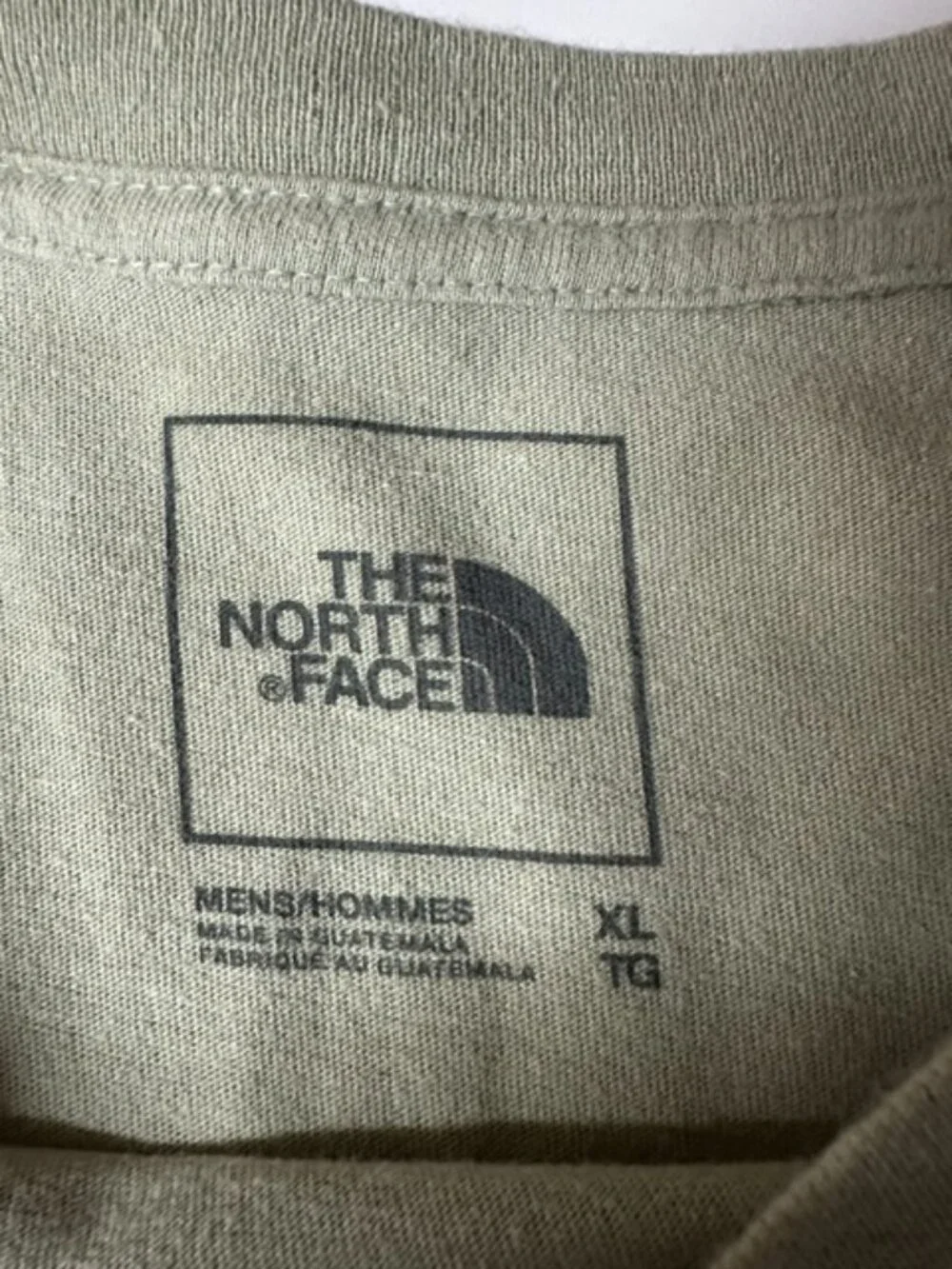 The North Face Sand & OD Green XL SS T-Shirt